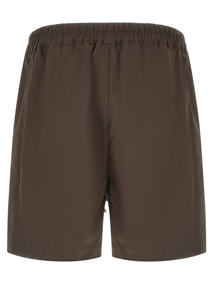 Rick Owens Brown Cotton Bermuda Shorts