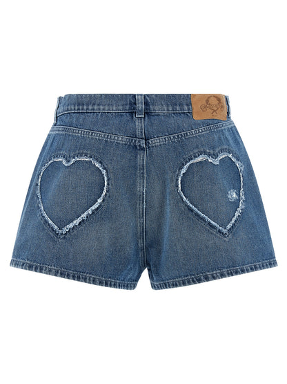 Moschino Blue Cotton Bermuda Shorts