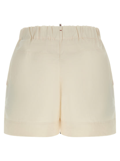Moncler Grenoble White Polyester Bermuda Shorts