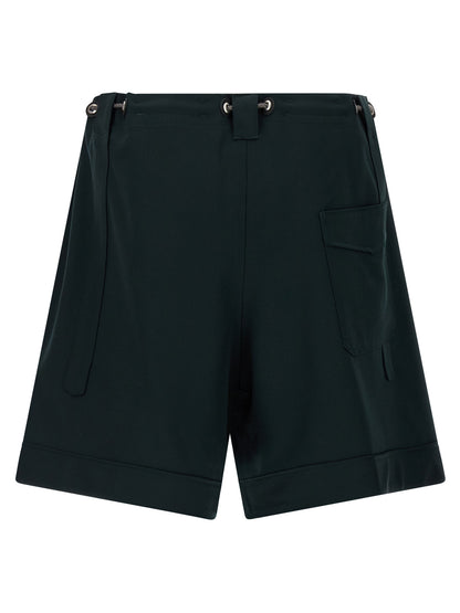 Kiko Kostadinov Bicolor Virgin Wool Bermuda Shorts