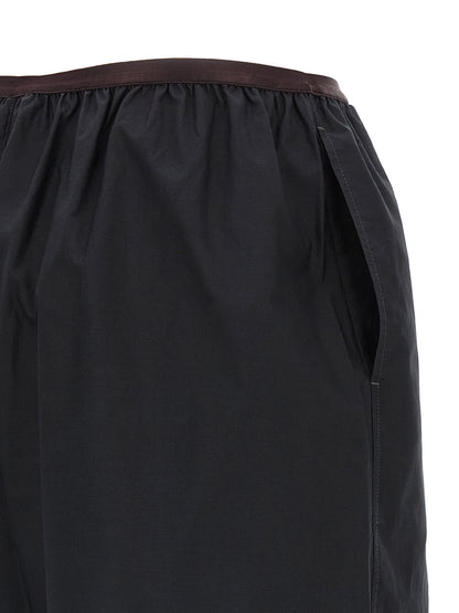 Lemaire Gray Cotton Bermuda Shorts