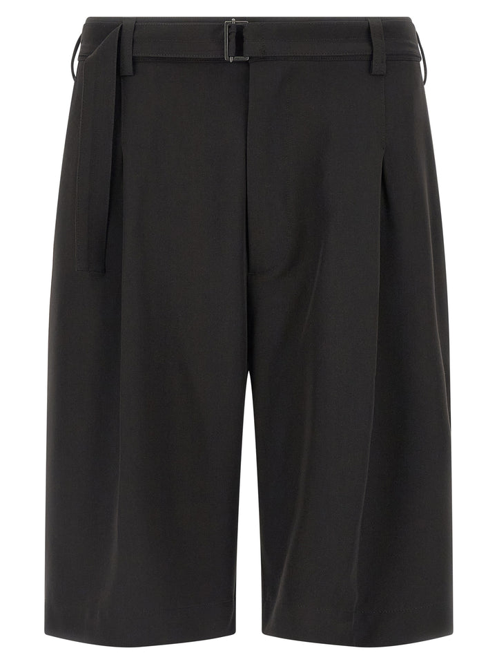 CELLAR DOOR Black Polyester Bermuda Shorts