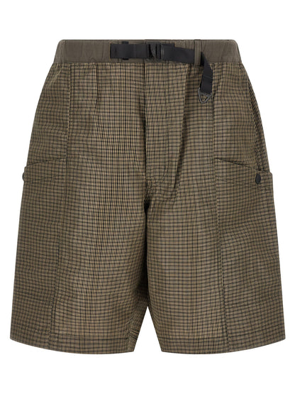 Comme Des Garçons Bicolor Linen Bermuda Shorts