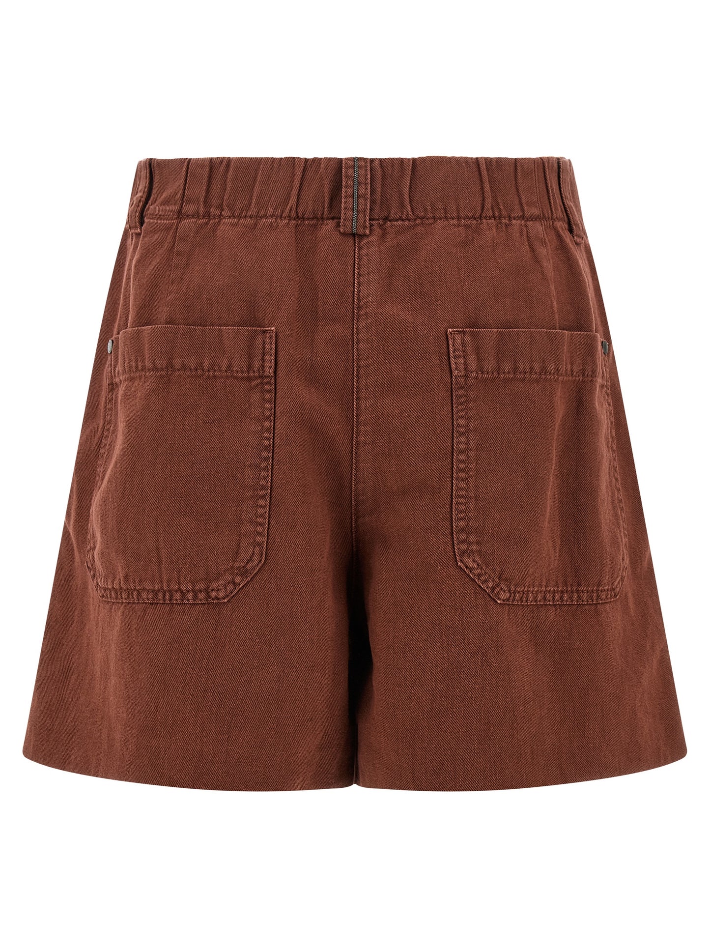 Brunello Cucinelli Multicolor Cotton Bermuda Shorts