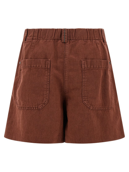 Brunello Cucinelli Multicolor Cotton Bermuda Shorts