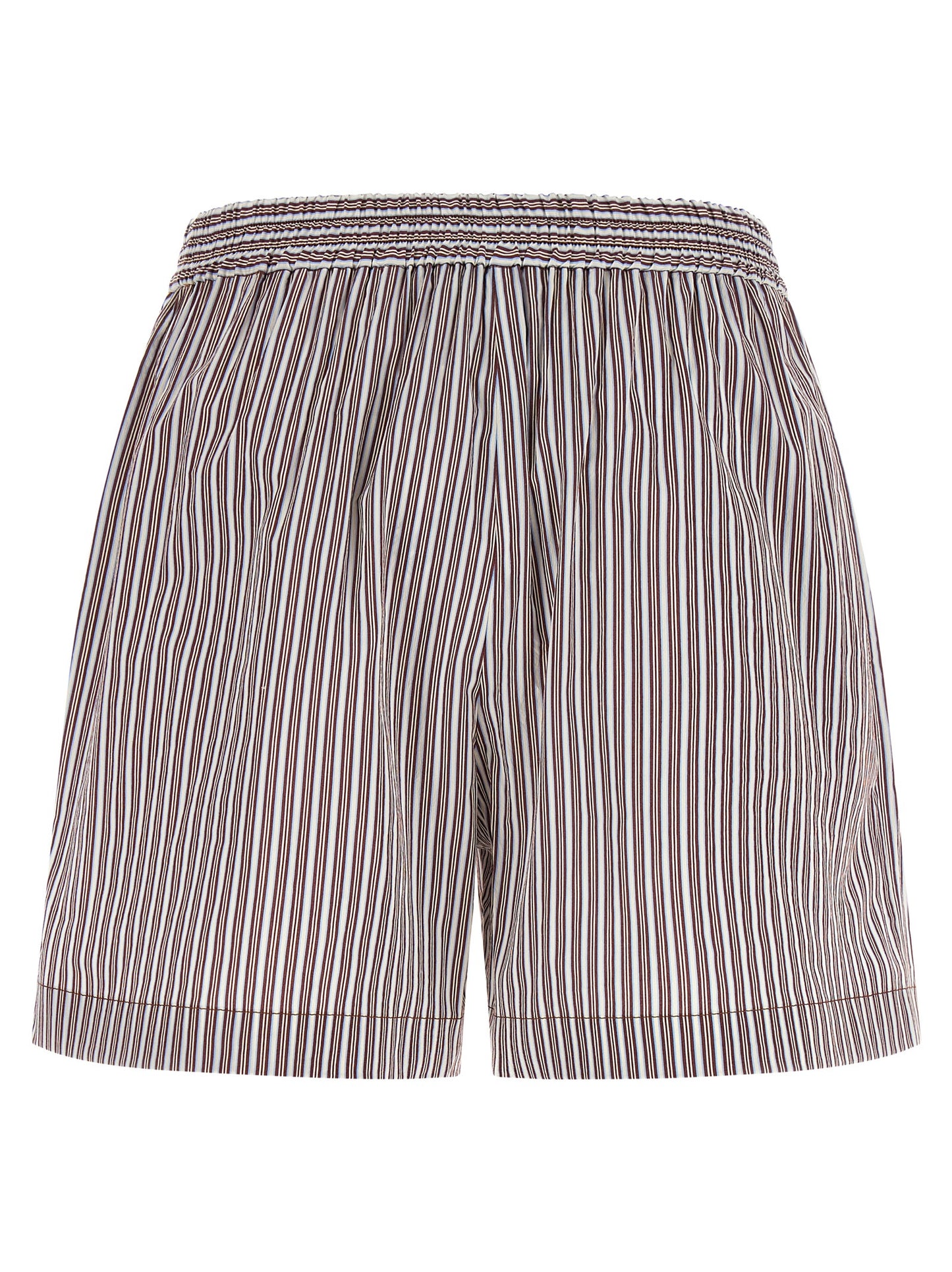 Brunello Cucinelli Bordeaux Cotton Bermuda Shorts