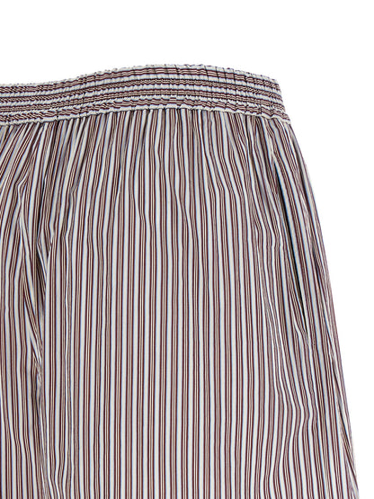 Brunello Cucinelli Bordeaux Cotton Bermuda Shorts
