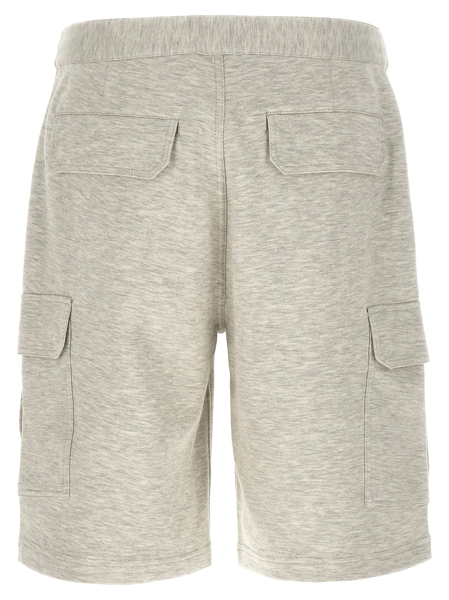 Brunello Cucinelli Gray Cotton Bermuda Shorts