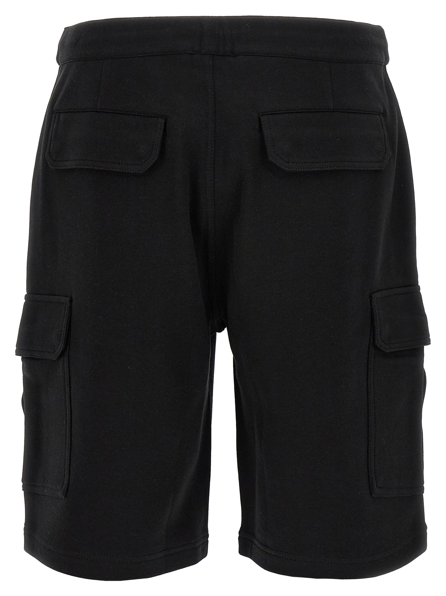 Brunello Cucinelli Black Cotton Bermuda Shorts