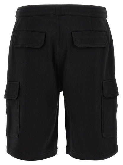 Brunello Cucinelli Black Cotton Bermuda Shorts