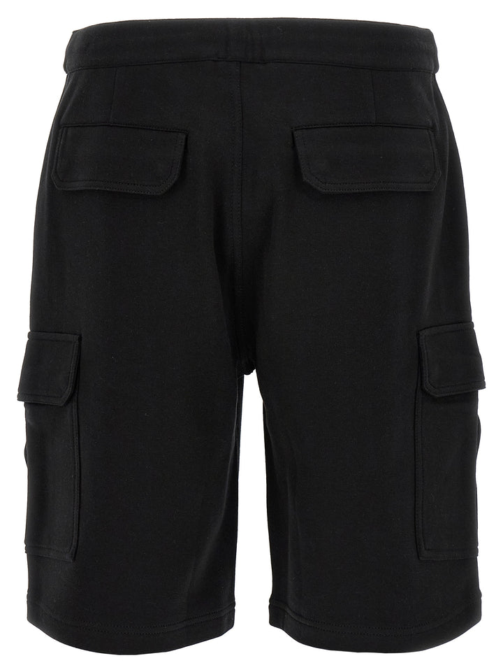Brunello Cucinelli Black Cotton Bermuda Shorts