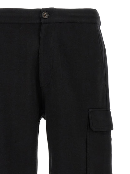 Brunello Cucinelli Black Cotton Bermuda Shorts