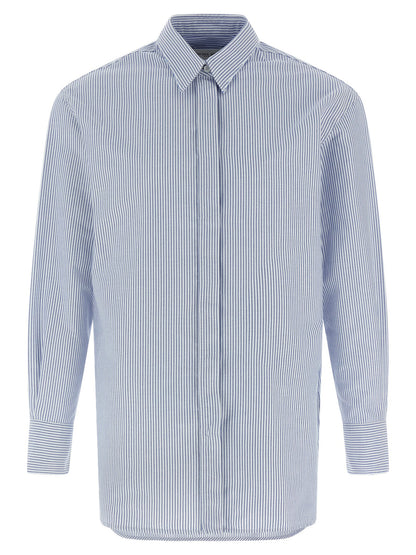 Golden Goose Blue Cotton Blouse