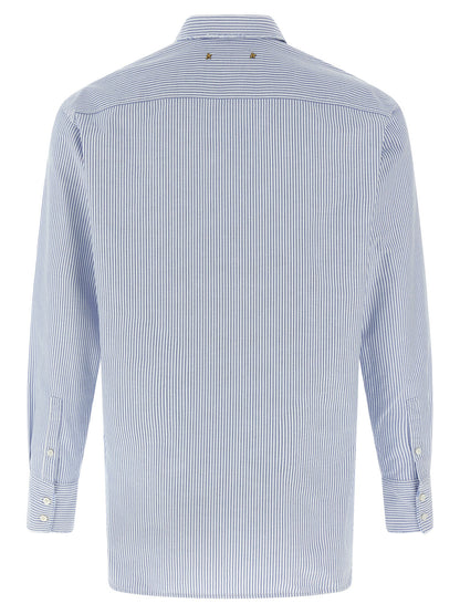 Golden Goose Blue Cotton Blouse