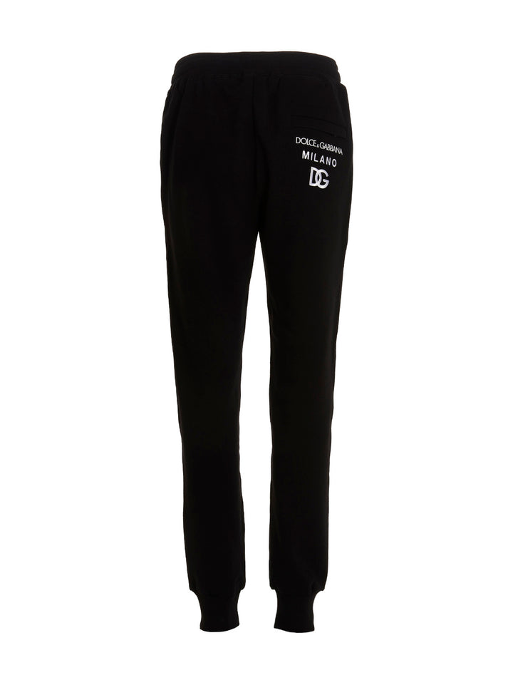 Dolce & Gabbana Black Cotton Joggers (Workout Pants)