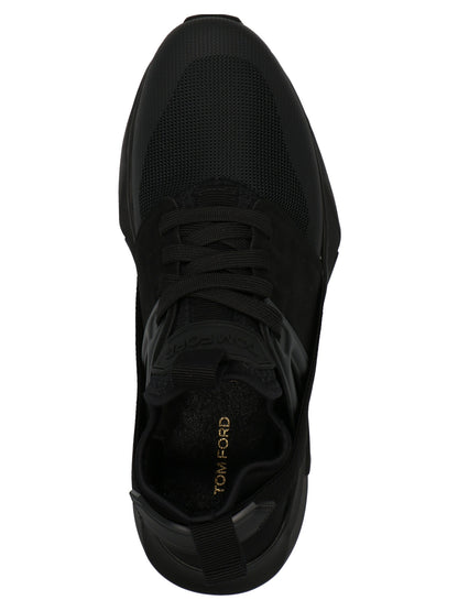 Tom Ford Black Polyethylene Athletic Sneakers