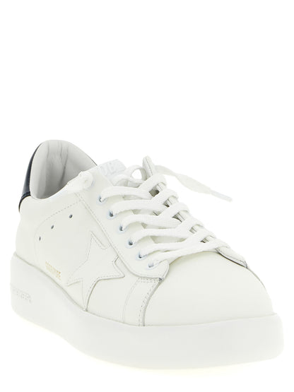 Golden Goose Blue Cowhide Low Top Sneakers