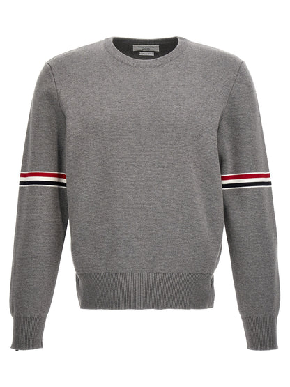 Thom Browne Gray Cotton Cardigan