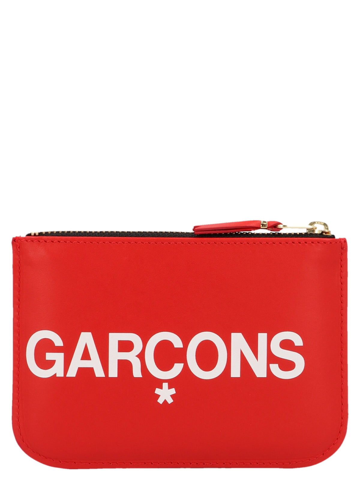 Comme Des Garçons Red Calfskin Cardholder