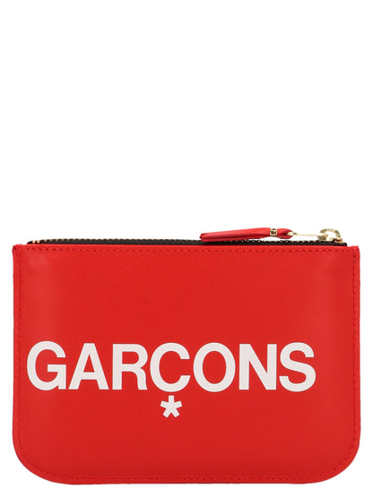 Comme Des Garçons Red Calfskin Cardholder