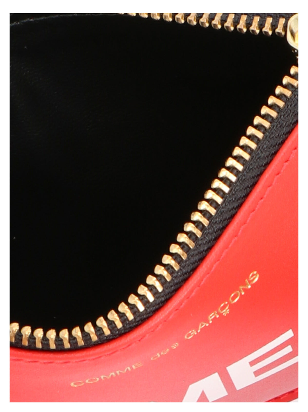 Comme Des Garçons Red Calfskin Cardholder