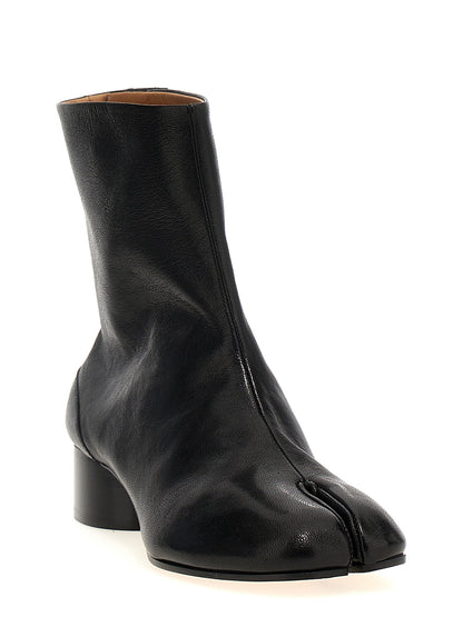 Maison Margiela Black Lamb Leather Ankle Boots