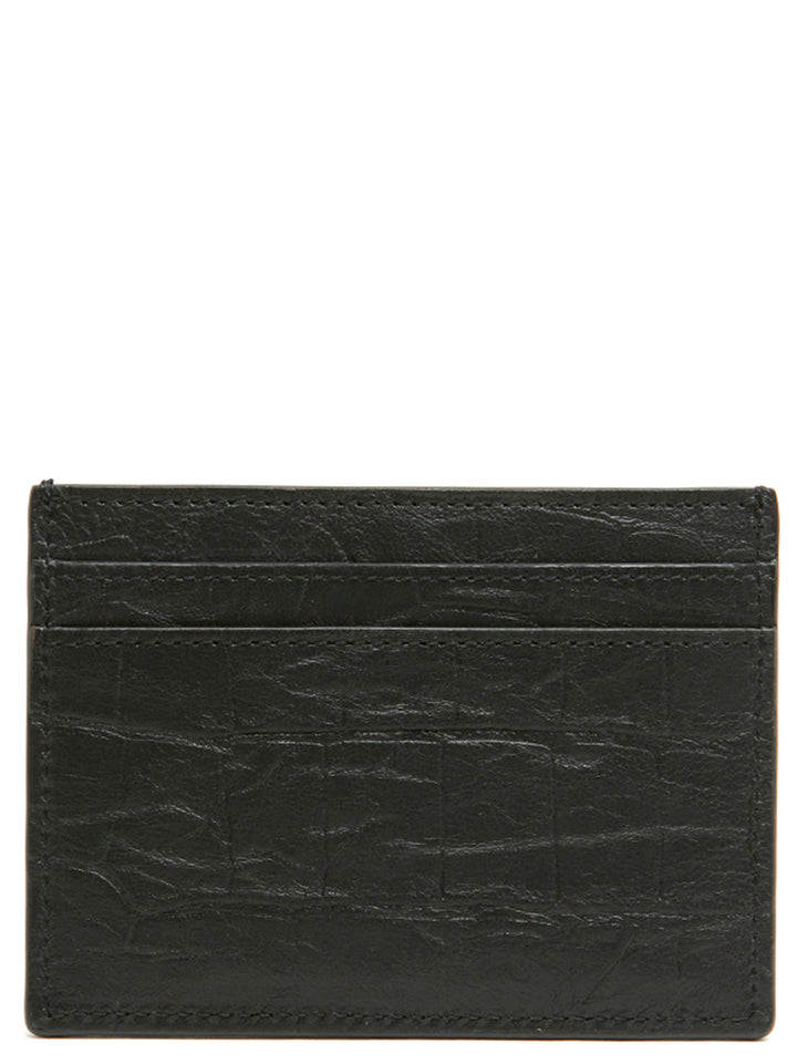 Saint Laurent Black Lambskin Cardholder