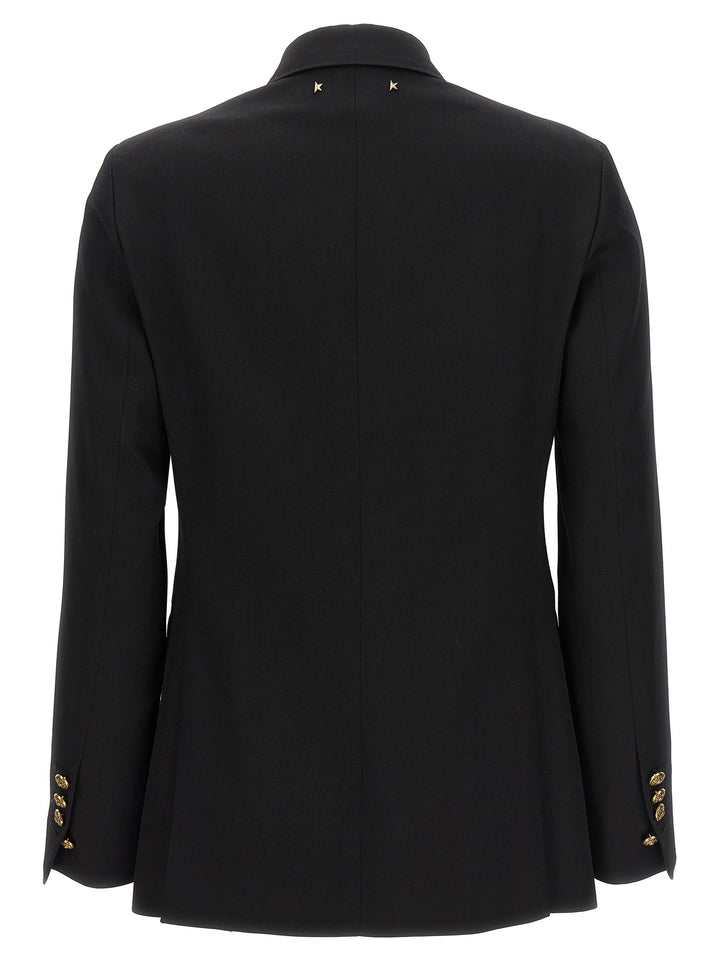 Golden Goose Black Virgin Wool Blazer