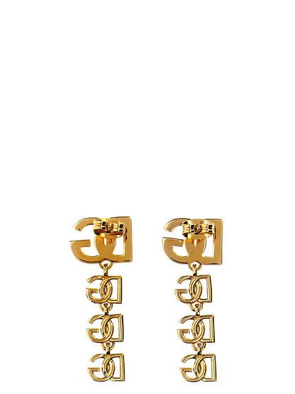Dolce & Gabbana Gold Brass Earrings