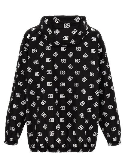 Dolce & Gabbana Bicolor Polyester Shell Jacket