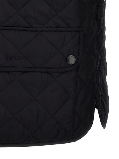 Barbour Blue Polyester Sleeveless Jacket