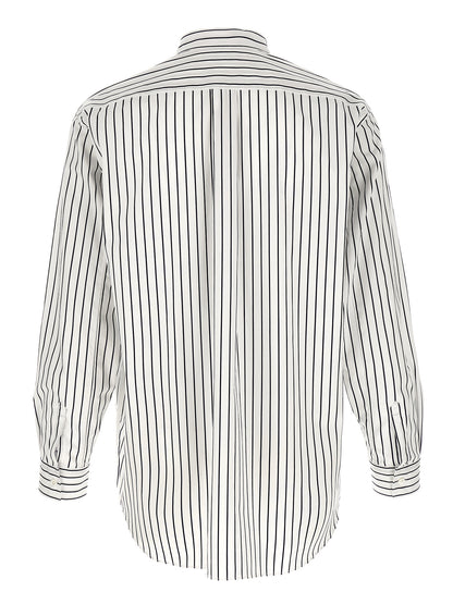 Comme Des Garçons Bicolor Cotton Blouse