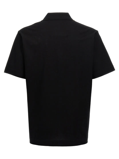 Givenchy Black Cotton Polo Shirt