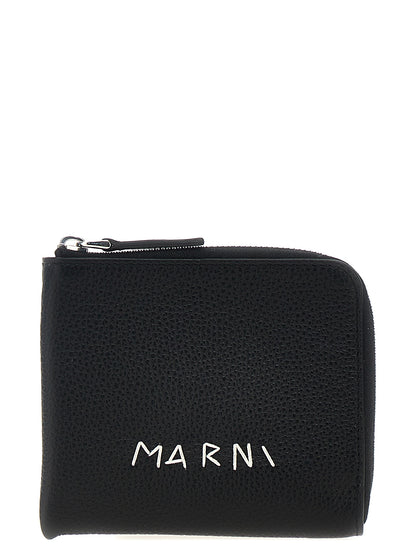 Marni Black Calfskin Wallet