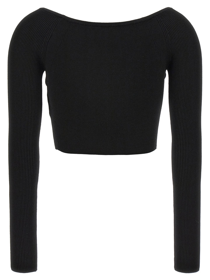 Diesel Black Viscose Cardigan