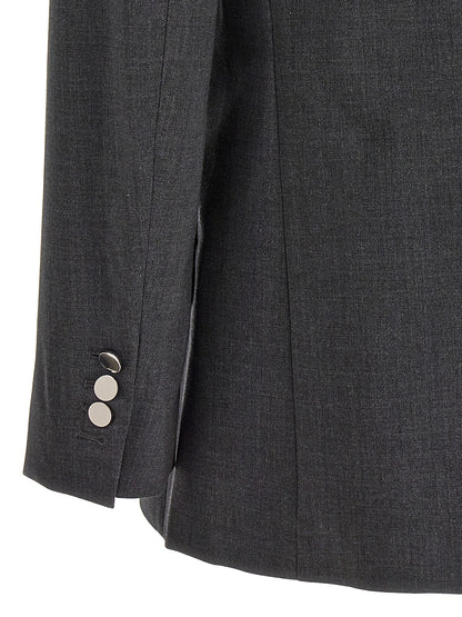 Theory Gray Wool Blazer
