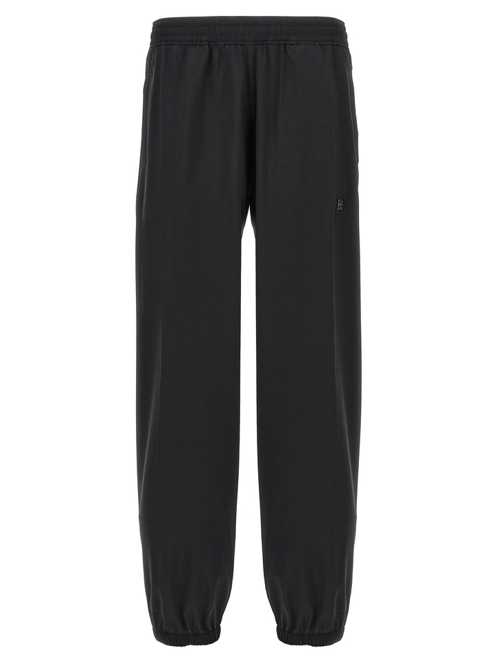Givenchy Black Virgin Wool Casual Pants