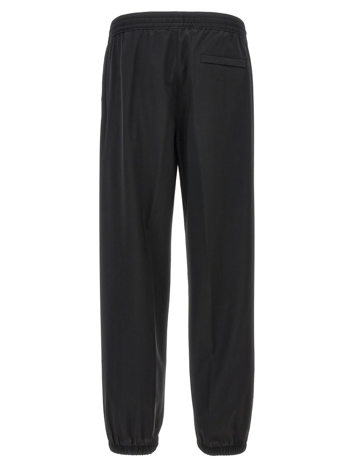 Givenchy Black Virgin Wool Casual Pants