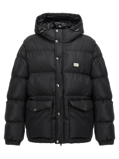 Dolce & Gabbana Black Polyester Jacket