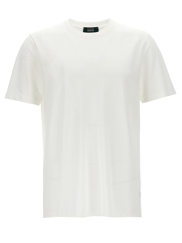ZANONE White Cotton T-Shirt