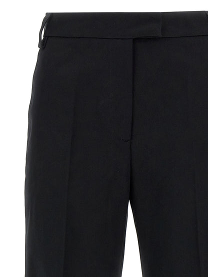 THELATEST Black Cotton Casual Pants