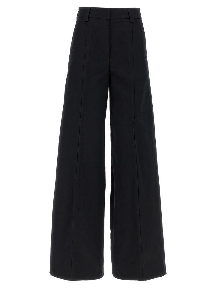 THELATEST Black Cotton Casual Pants