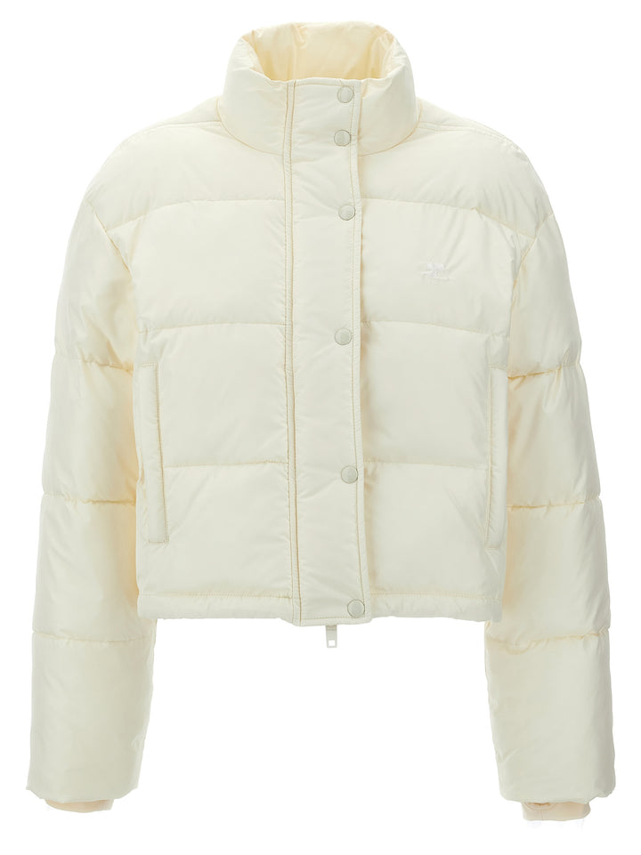Courrèges White Polyester Full-Length Jacket