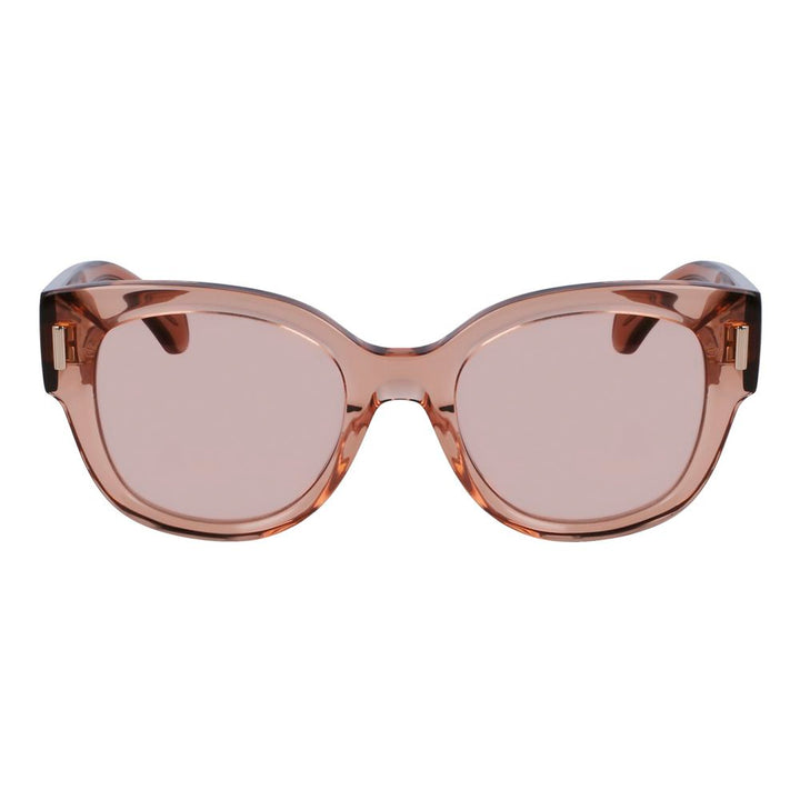 Ferragamo Transparent Acetate Sunglasses