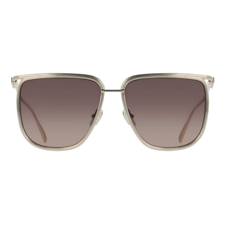 Ferragamo Gold Metal Sunglasses