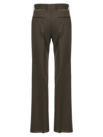 Fendi Bicolor Wool Dress Pants