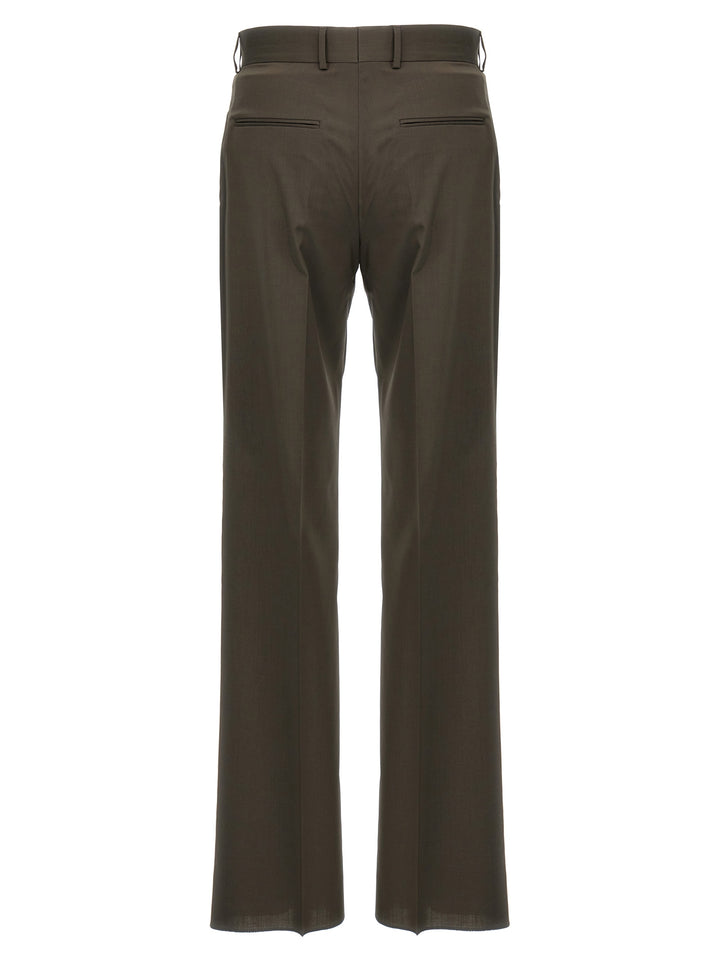 Fendi Bicolor Wool Dress Pants