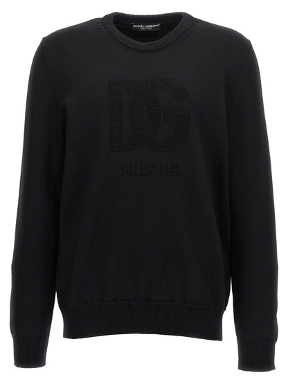 Dolce & Gabbana Black Virgin Wool Cardigan