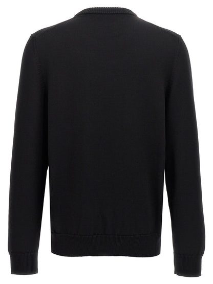 Dolce & Gabbana Black Virgin Wool Cardigan
