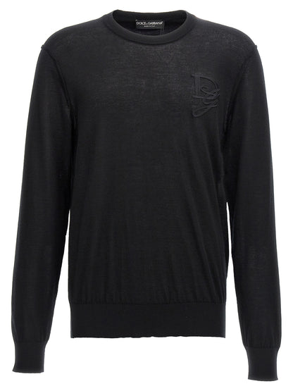 Dolce & Gabbana Black Cashmere Cardigan